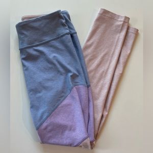 OUTDOOR VOICES WOMEN’s SMALL 7/8 COLORBLOCK LEGGINGS